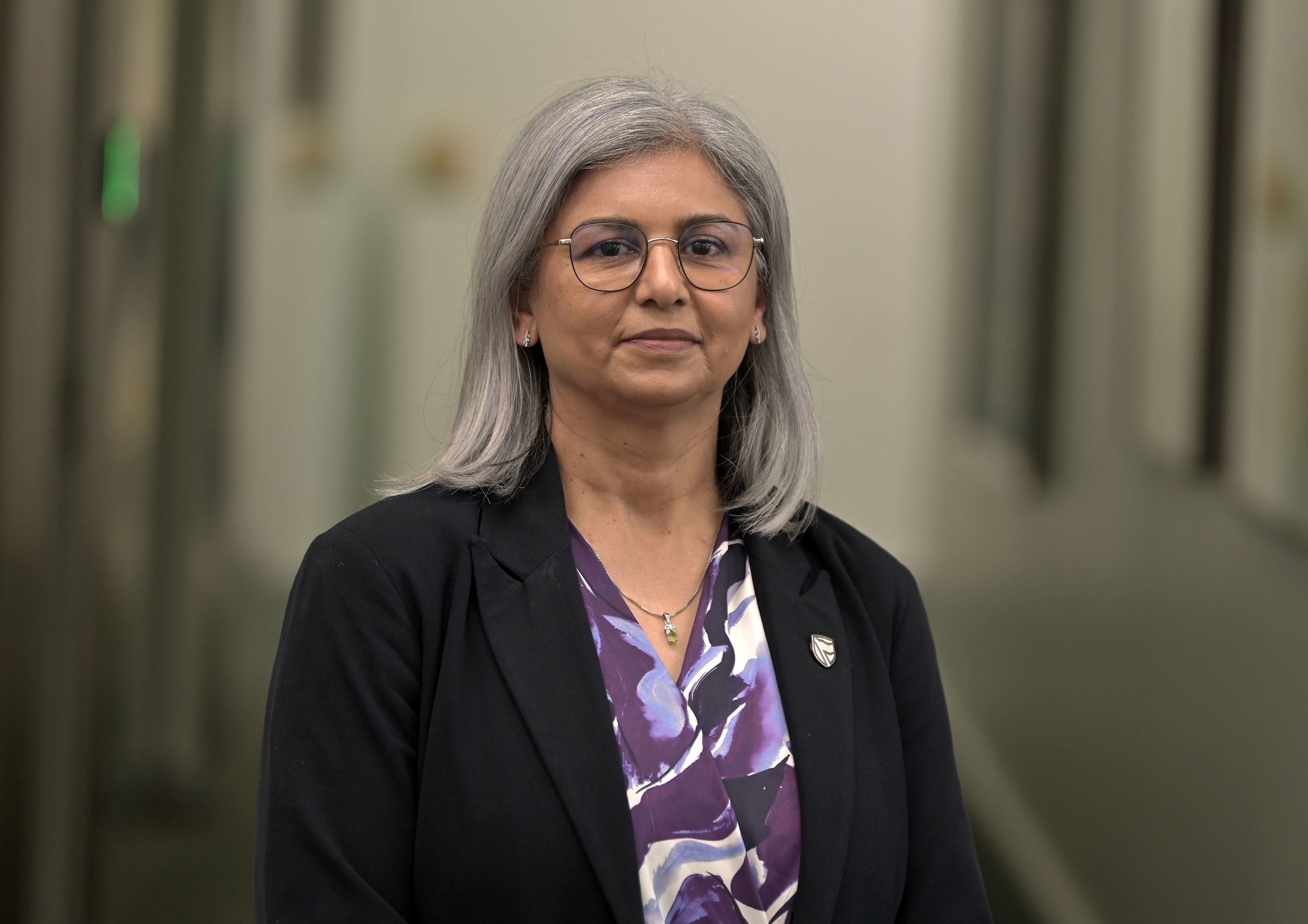 white electic windmill