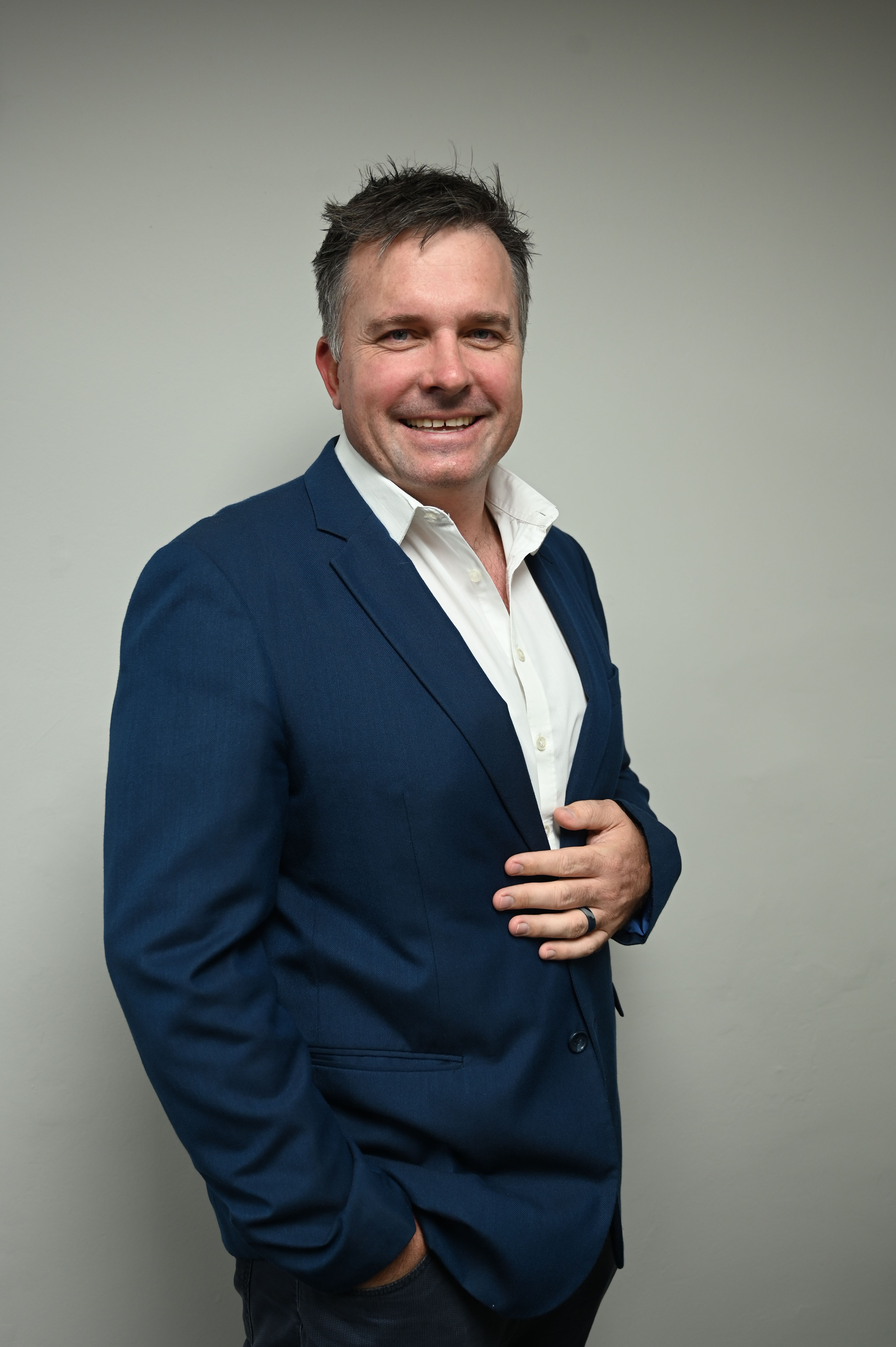 white electic windmill